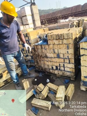 Fire or Smoke Affected Stock of Silica Bricks